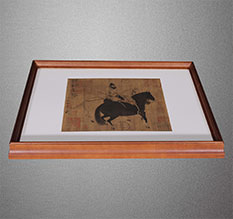 融水书画装裱配框服务案例